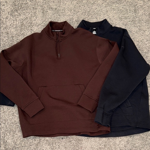 Under Armour Other - Under Armour Brown and Black Quarter-Zip sweatshirt